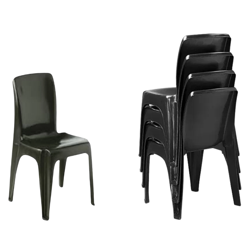 Black Plastic Chair