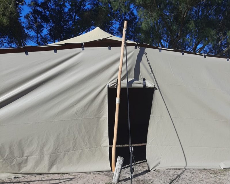 9x10m Stretch Tent with Sides